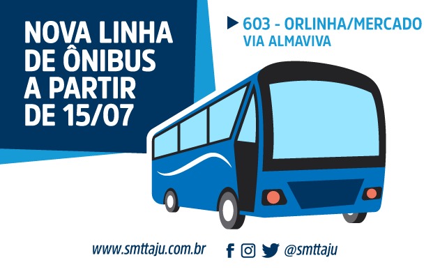 Nova linha de ônibus começa a circular no sábado - SMTT Aracaju